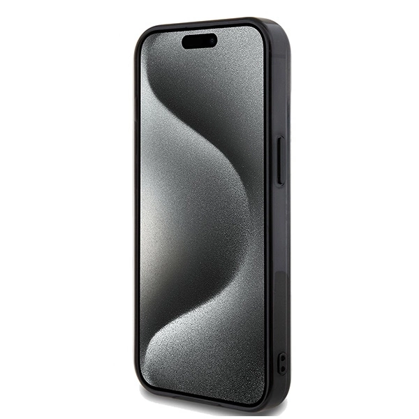 Mercedes Double Layer Crossed Lines MagSafe case for iPhone 15 - blackeng
