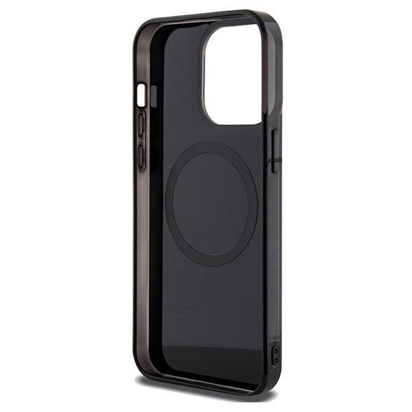 Mercedes Double Layer Crossed Lines MagSafe case for iPhone 15 Pro Max - blackeng