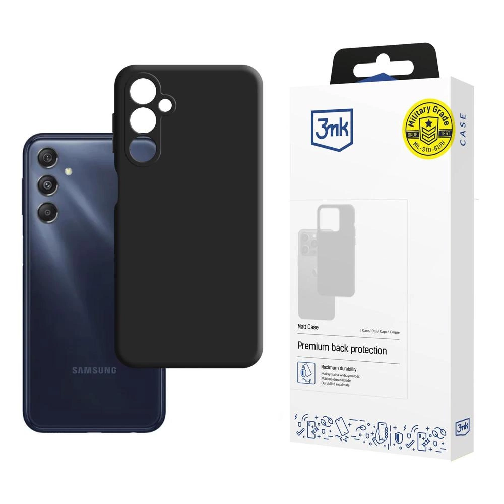 3mk Matt Case for Samsung Galaxy M34 5G - blackeng
