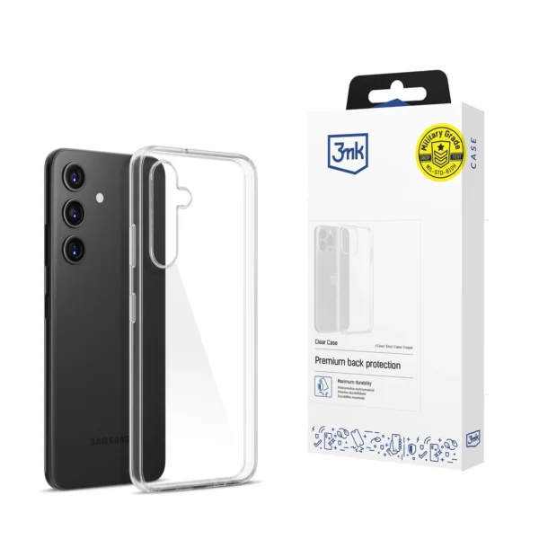 3mk Clear Case for Samsung Galaxy S24 - transparenteng