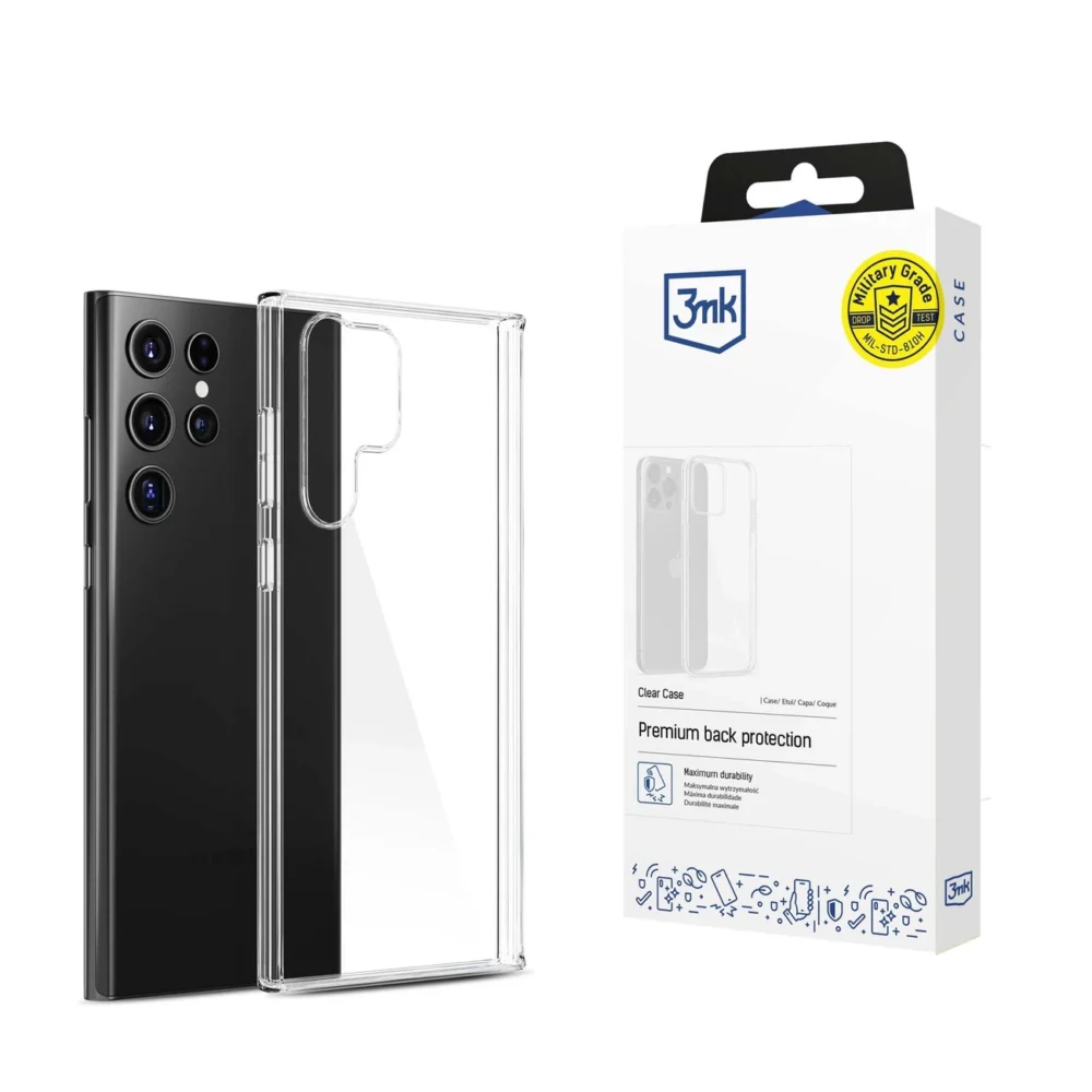 3mk Clear Case for Samsung Galaxy S24 Ultraeng