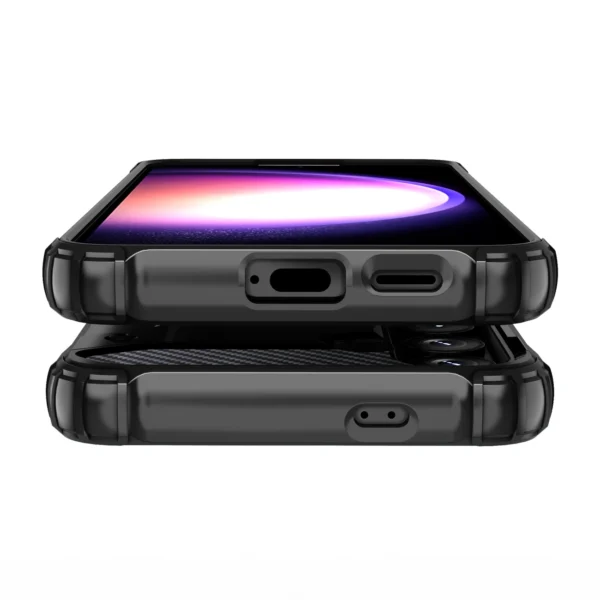 Hybrid Armor case for Samsung Galaxy S24+ armored - blackeng