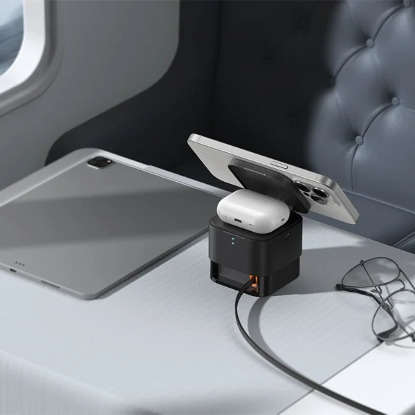 Baseus BS-W531 MagSafe / Qi USB-C 20W wireless charger - blackeng