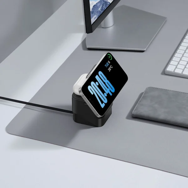 Baseus BS-W531 MagSafe / Qi USB-C 20W wireless charger - blackeng