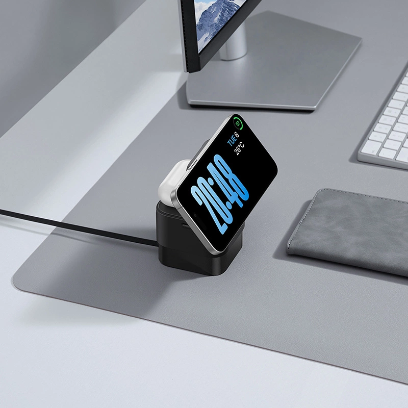 Baseus BS-W531 MagSafe / Qi USB-C 20W wireless charger - blackeng
