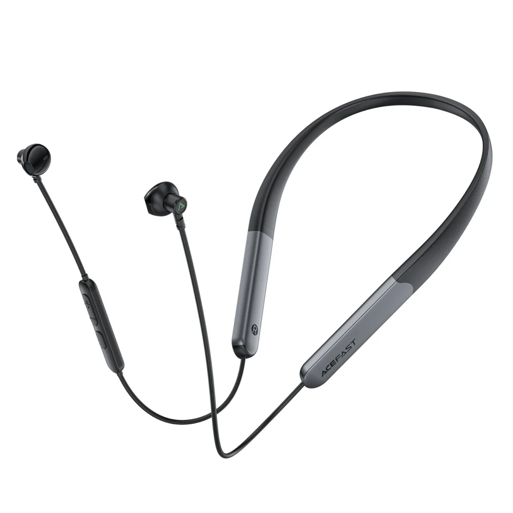 Acefast N1 In-Ear Wireless Headphones + USB-A USB-C Cable - Blackeng