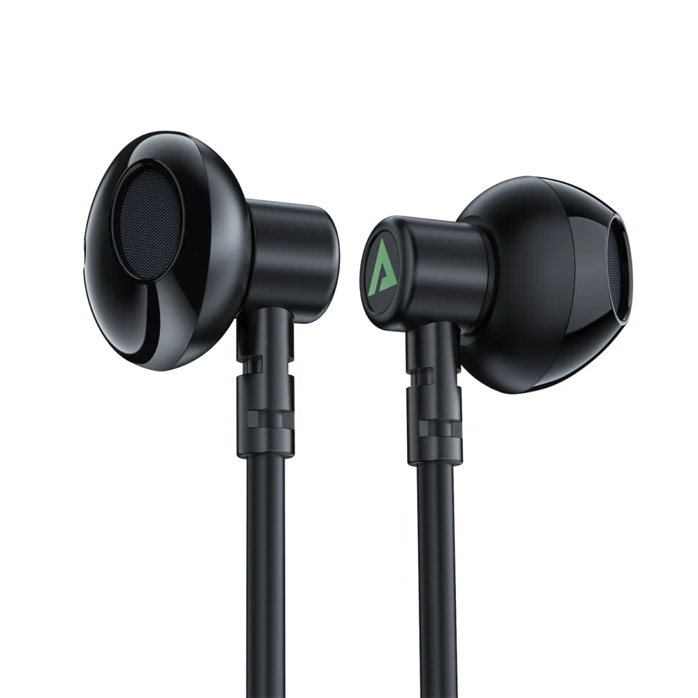 Acefast N1 In-Ear Wireless Headphones + USB-A USB-C Cable - Blackeng