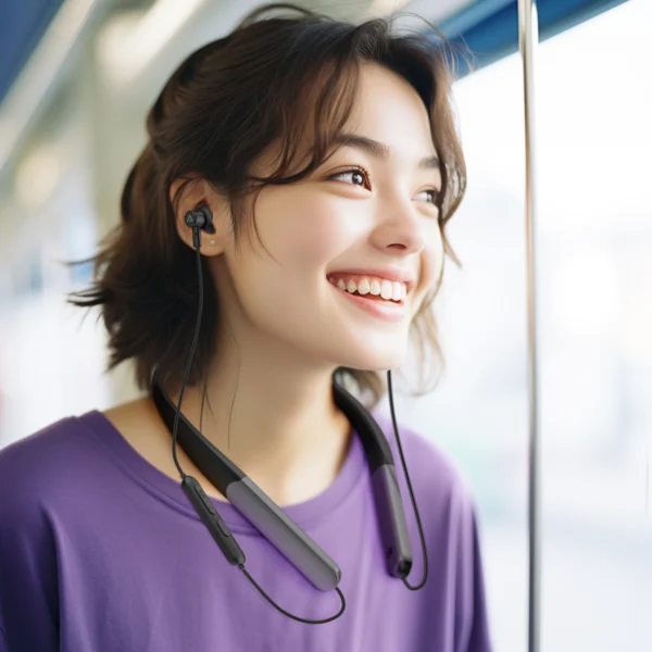 Acefast N1 In-Ear Wireless Headphones + USB-A USB-C Cable - Blackeng