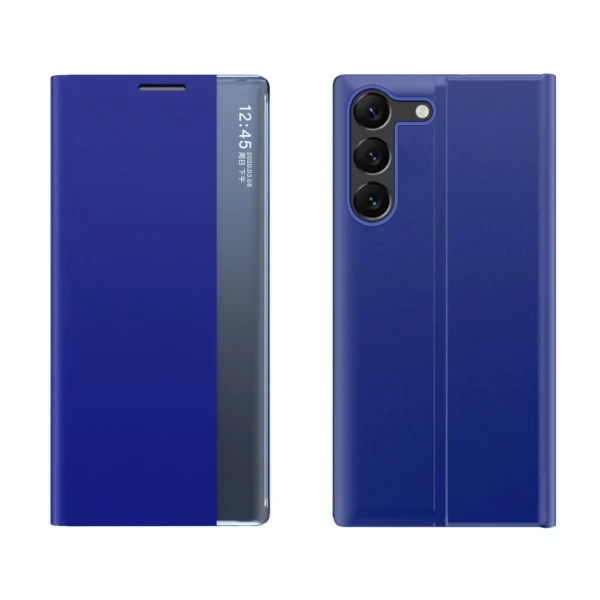 New Sleep View Case for Samsung S24+ with flap - blueeng