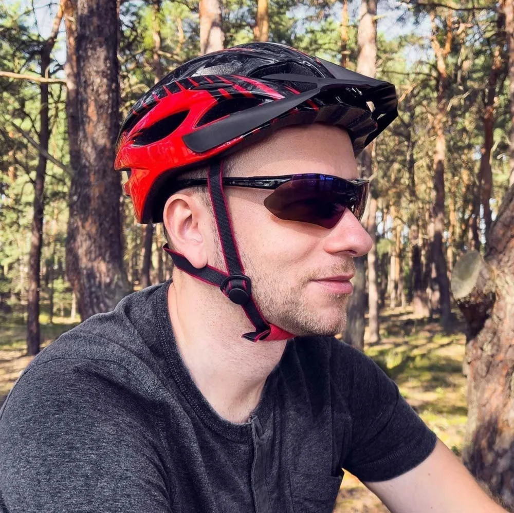 Rockbros 10003 polarized cycling glasses - blackeng