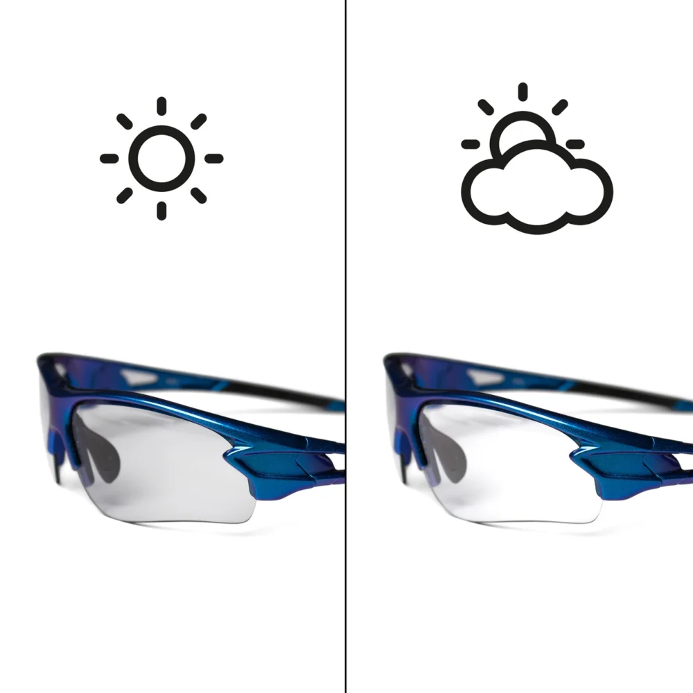 Rockbros 10069 photochromic UV400 cycling glasses - blueeng