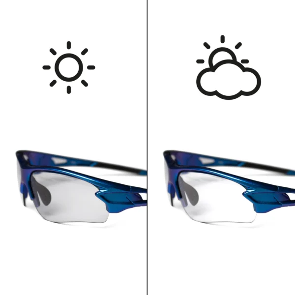 Rockbros 10069 photochromic UV400 cycling glasses - blueeng