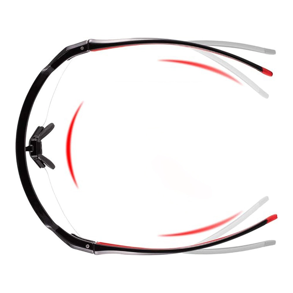 Rockbros 10173 photochromic UV400 cycling glasses - black and redeng