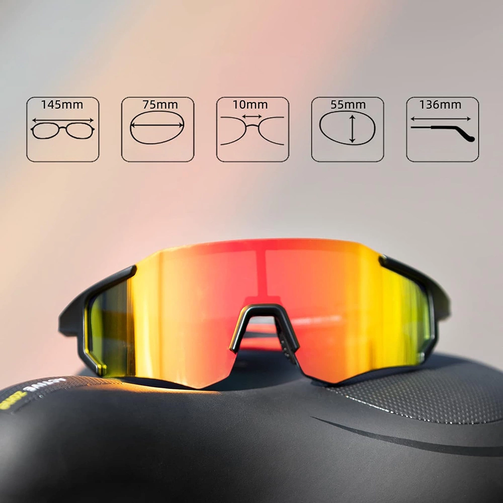 Rockbros 10182 polarizing cycling glasses - redeng