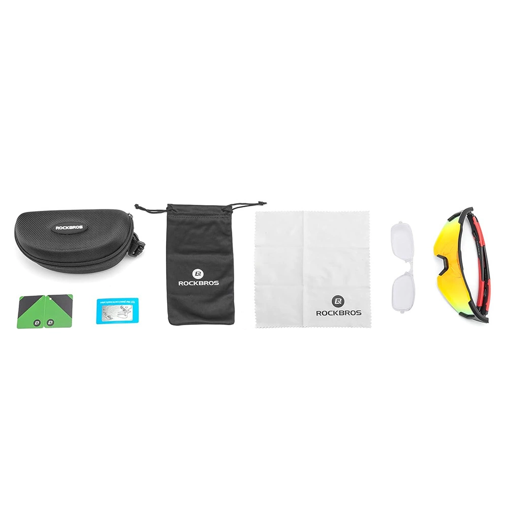 Rockbros 10182 polarizing cycling glasses - redeng