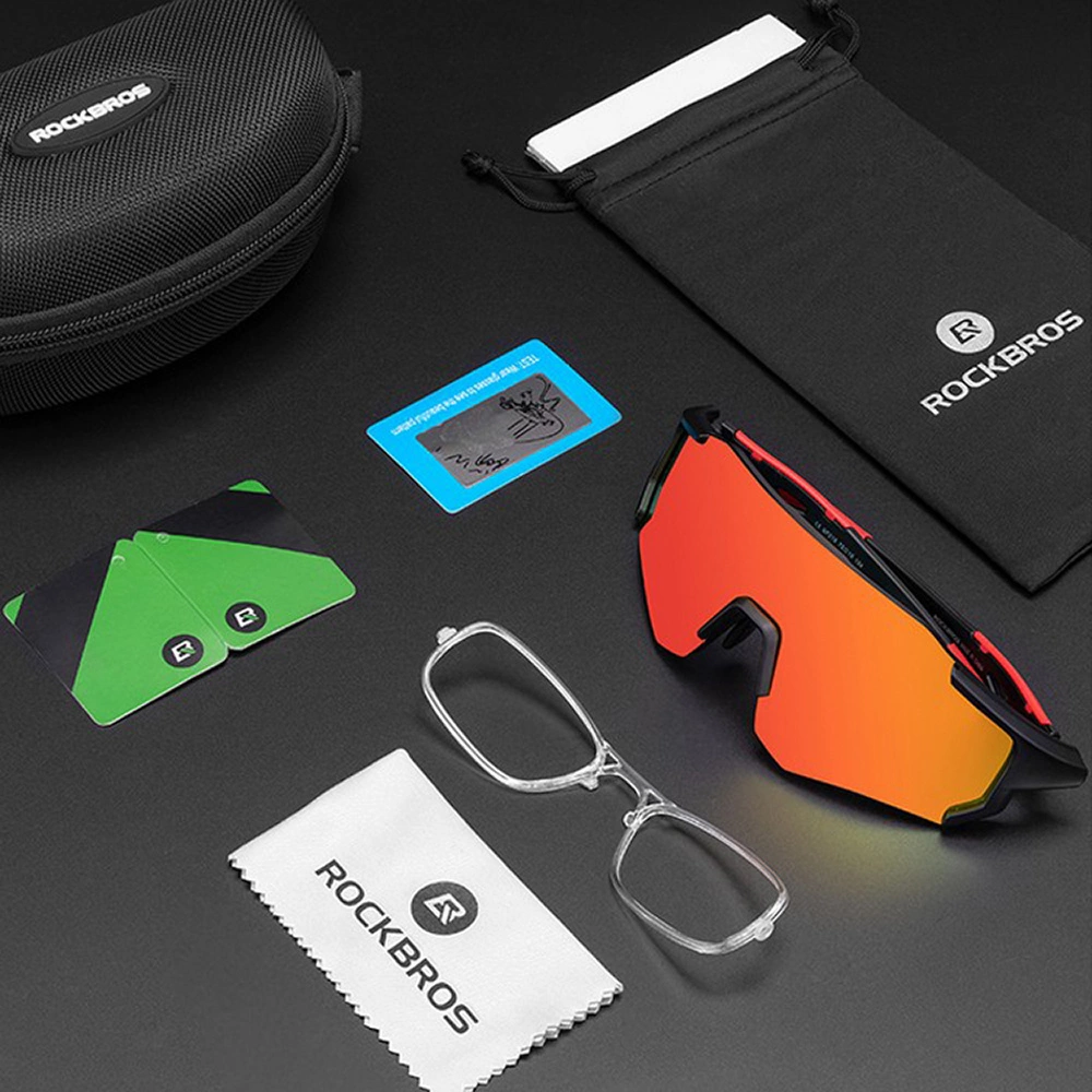 Rockbros 10182 polarizing cycling glasses - redeng
