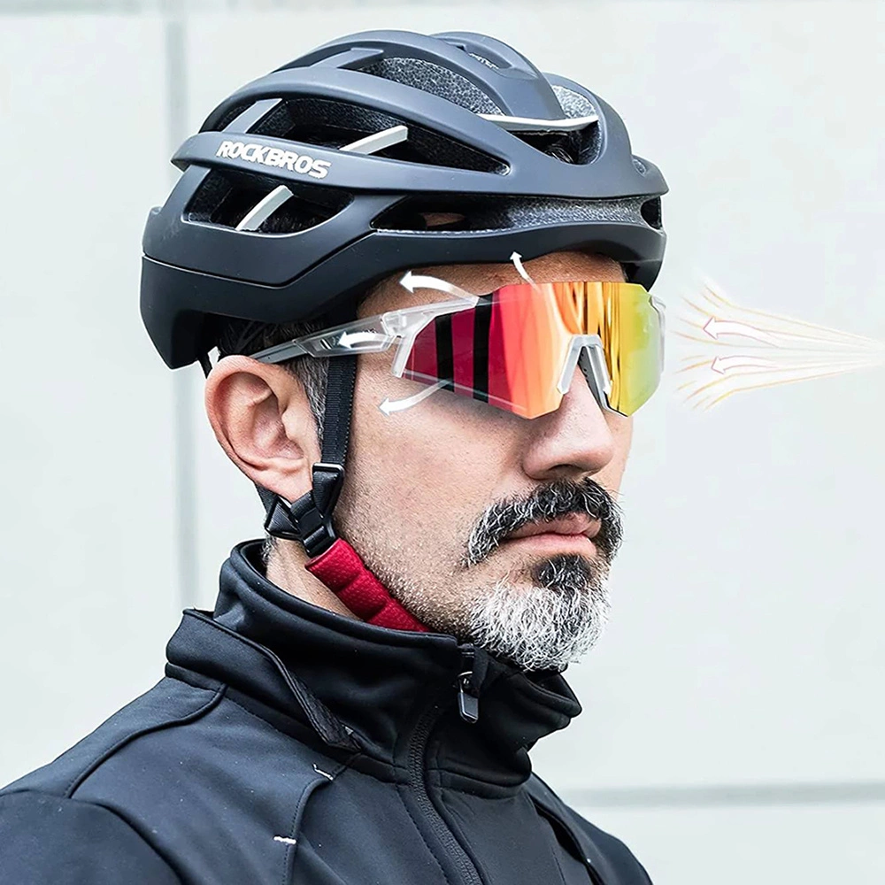 Rockbros SP291 photochromic UV400 cycling glasses - whiteeng