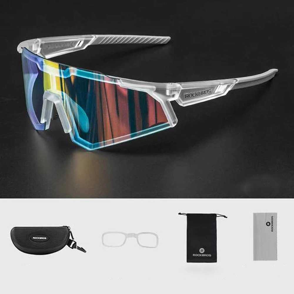 Rockbros SP291 photochromic UV400 cycling glasses - whiteeng