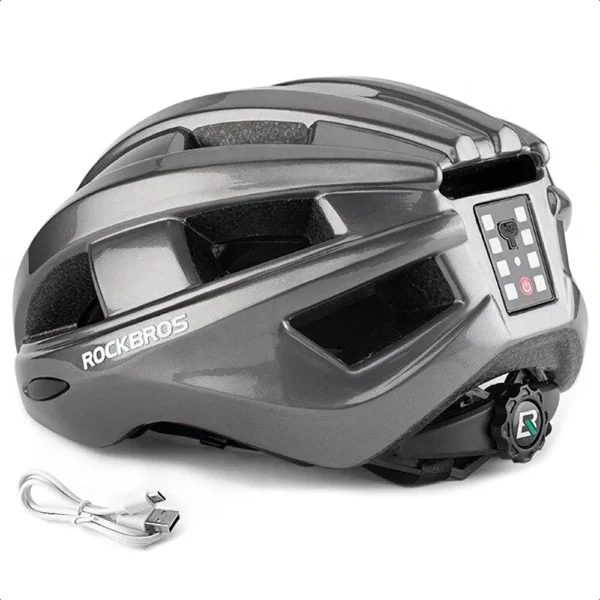 Rockbros ZK-013TI Bike Helmet Universal Size 55-60cm - Grayeng