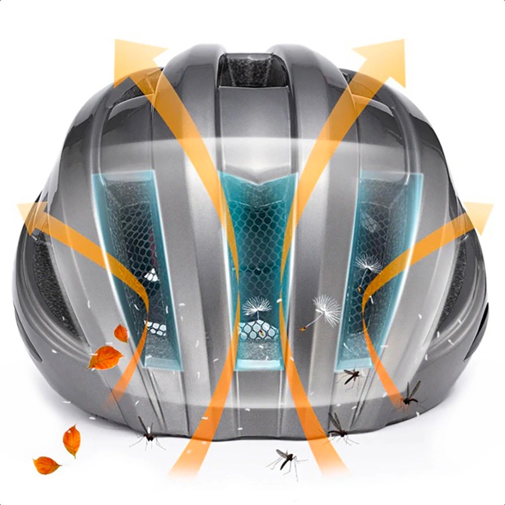 Rockbros ZK-013TI Bike Helmet Universal Size 55-60cm - Grayeng