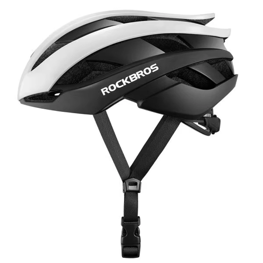 Rockbros 10110004001 bicycle helmet, size L - white and blackeng