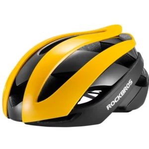 Rockbros 10110004005 bicycle helmet, size L - yellow and blackeng