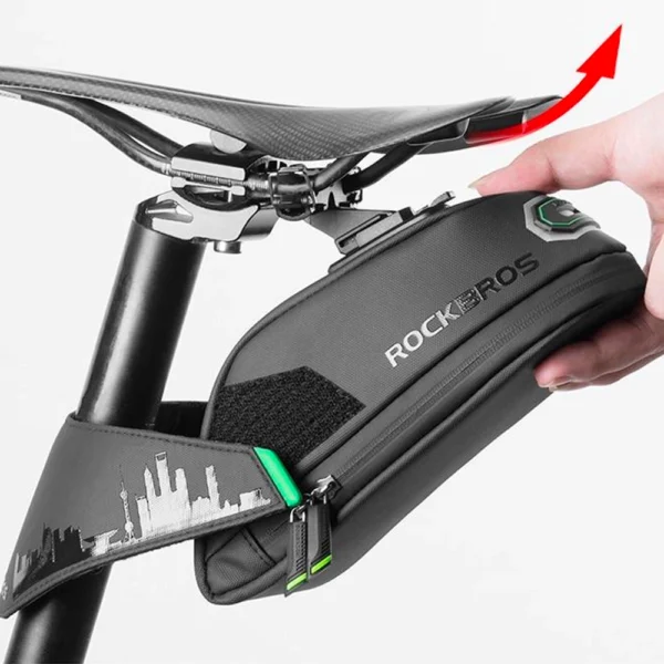 Rockbros C27-1 bicycle bag under the saddle - blackeng
