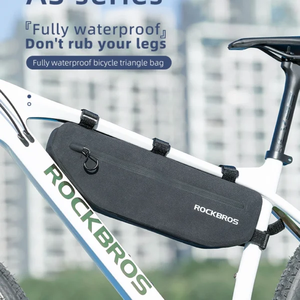 Rockbros AS-043 bicycle bag with Velcro 3l - blackeng