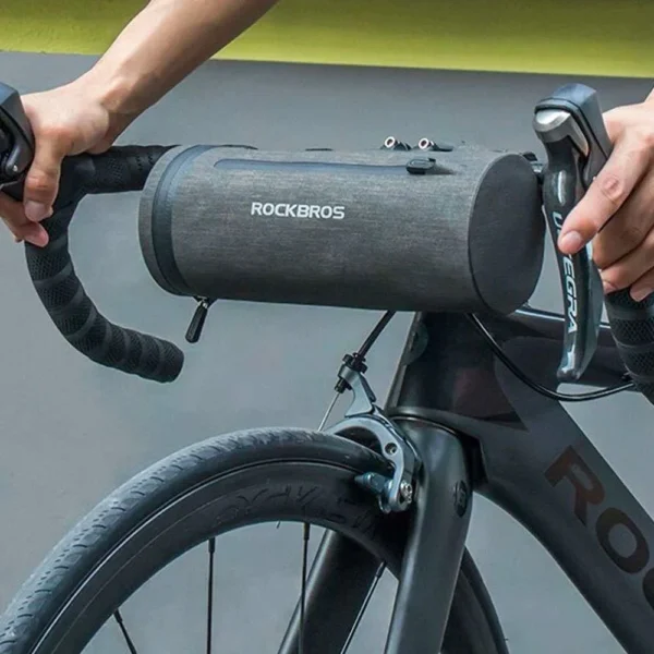 Rockbros AS-051 waterproof handlebar bag - blackeng