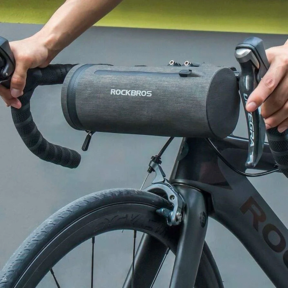 Rockbros AS-051 waterproof handlebar bag - blackeng