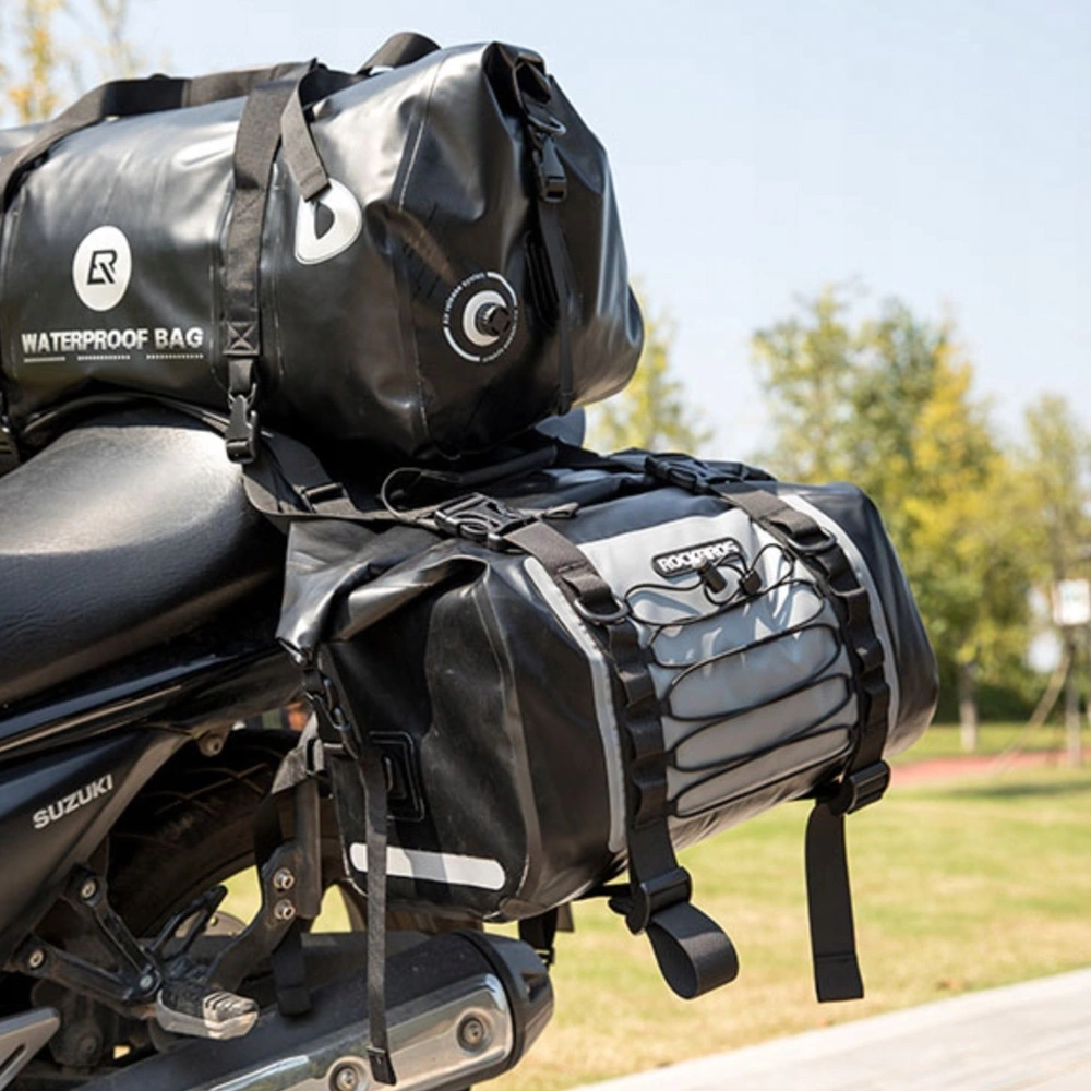 Rockbros AS-010BGR motorcycle bag, waterproof - grayeng