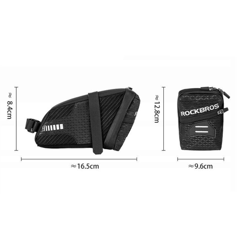 Rockbros C29-BK waterproof bicycle bag under the saddle - blackeng