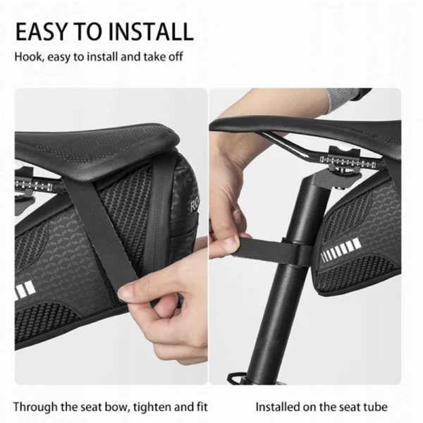 Rockbros C29-BK waterproof bicycle bag under the saddle - blackeng