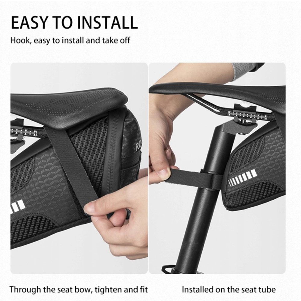 Rockbros C29-BK waterproof bicycle bag under the saddle - blackeng