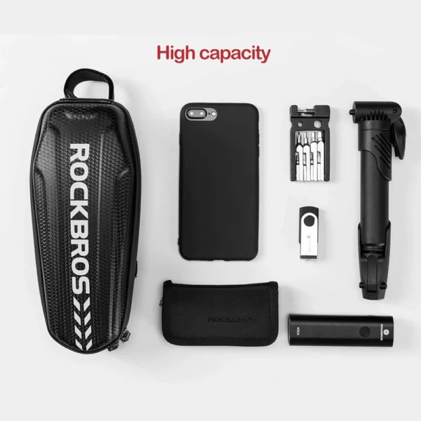 Rockbros B60 waterproof bicycle bag for frame - blackeng