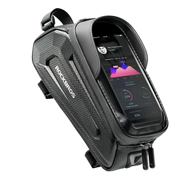 Rockbros B68-1 armored bicycle bag with phone pocket 1.7l - blackeng
