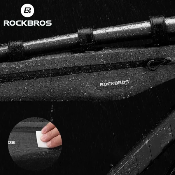 Rockbros AS-052 waterproof bicycle bag for frame - grayeng