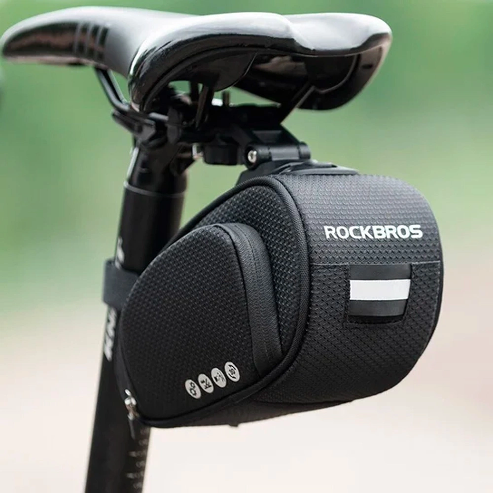 Rockbros C40 bicycle bag under the saddle - blackeng