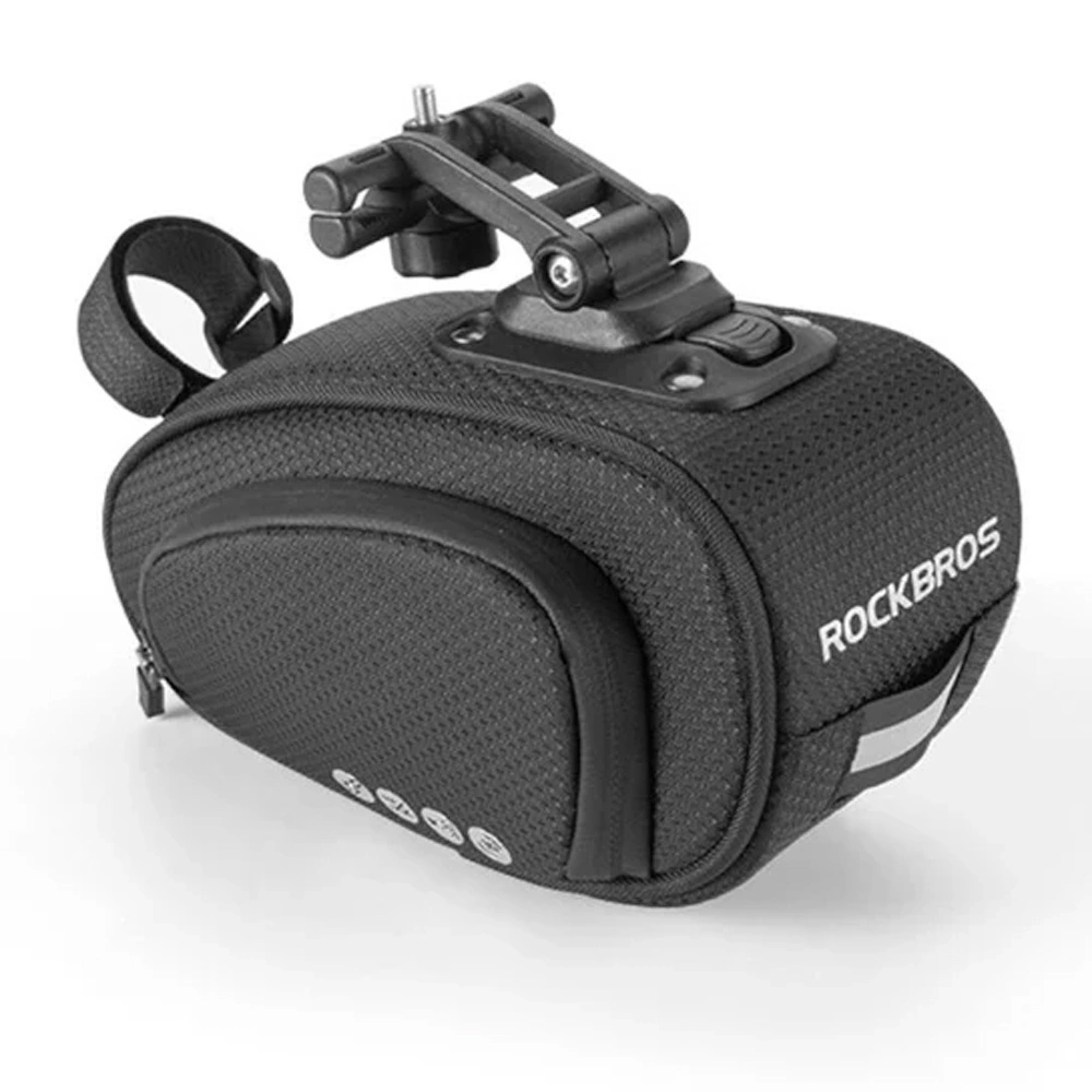 Rockbros C40 bicycle bag under the saddle - blackeng