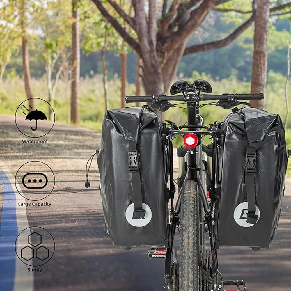 Rockbros 30140022001 waterproof bicycle bag for trunk - blackeng