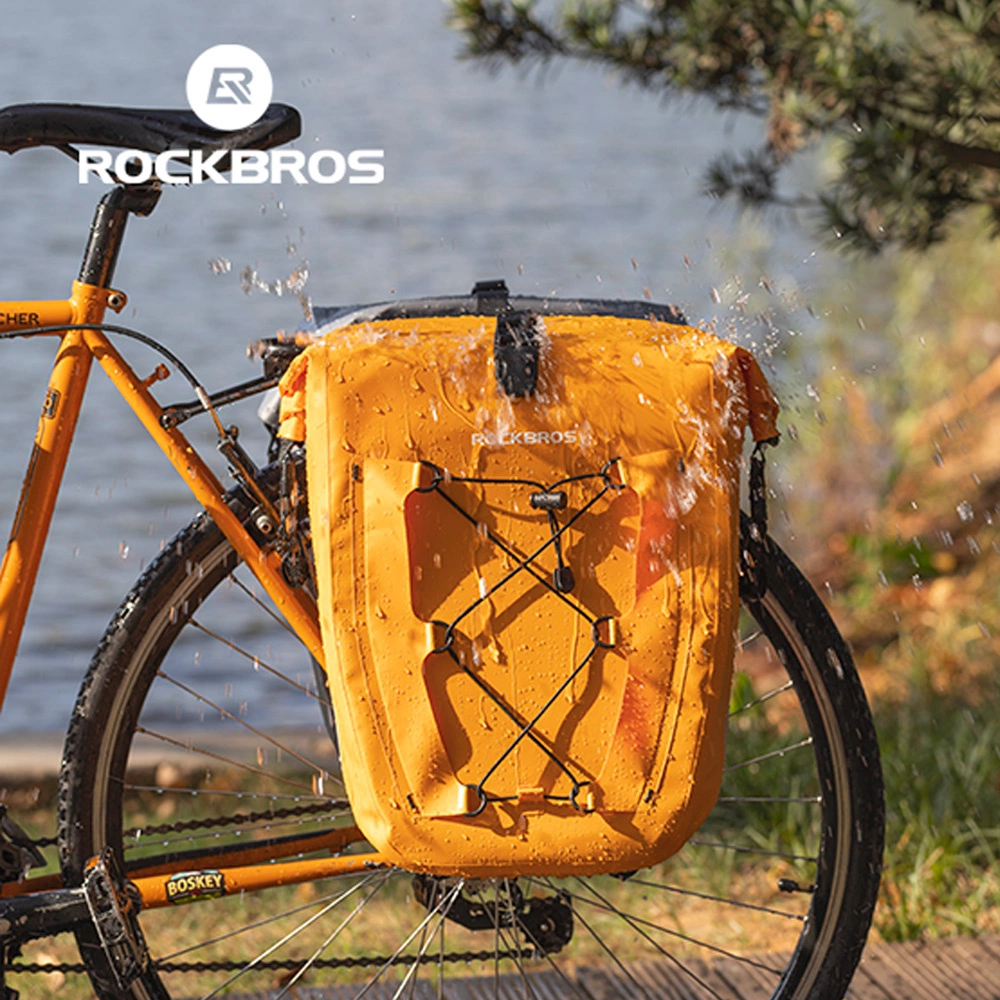 Rockbros 30140022003 waterproof bicycle bag for trunk - orangeeng