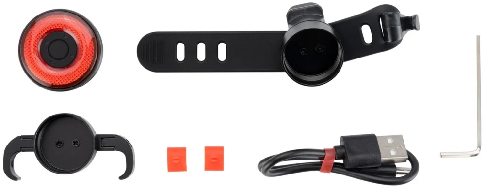Rockbros Q5 Rear Bike Light with Intelligent Stop System - Blackeng