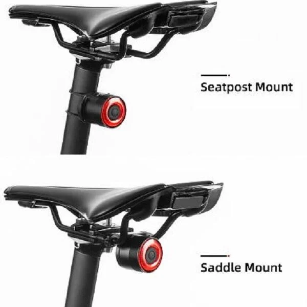 Rockbros Q3 Rear Bike Light with Smart Stop System - Blackeng