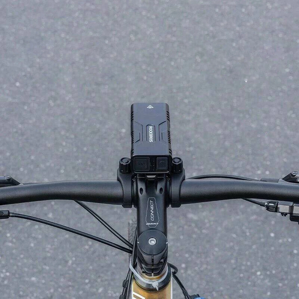 Rockbros 24310002001 bicycle light 850 lm with powerbank function + USB-C - USB-A cable - blackeng
