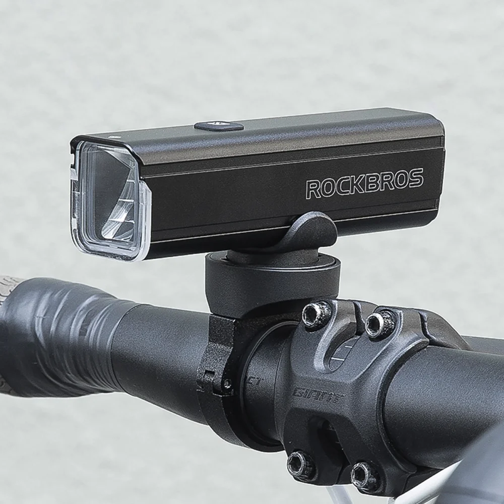 Rockbros 24610002001 front bicycle light 1000 lm + USB-C - USB-A cable - blackeng
