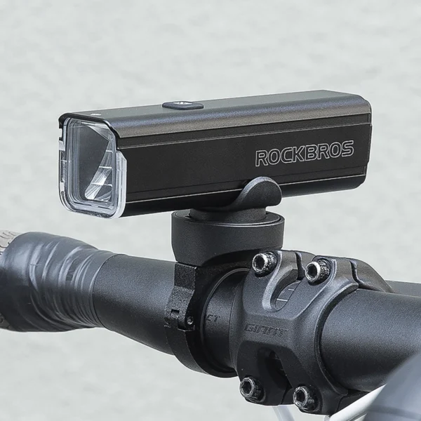 Rockbros 24610002001 front bicycle light 1000 lm + USB-C - USB-A cable - blackeng
