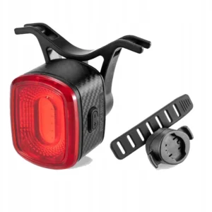 Rockbros Q2S LED Rear Bike Light with Smart Stop System + USB-C - USB-A Cable - Blackeng