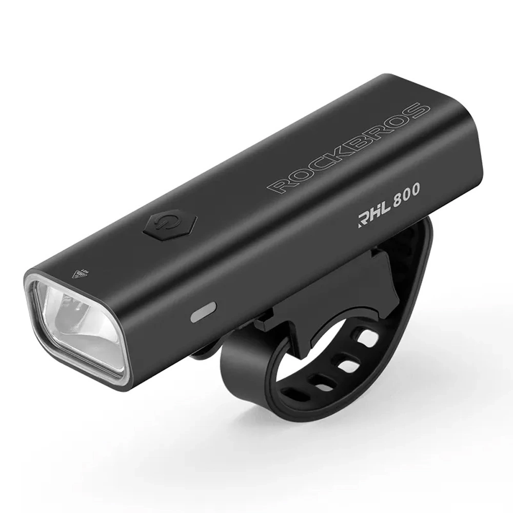Rockbros 24710012001 front bicycle light 800 lm + USB-C - USB-A cable - blackeng