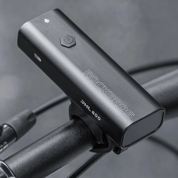 Rockbros 24710012001 front bicycle light 800 lm + USB-C - USB-A cable - blackeng