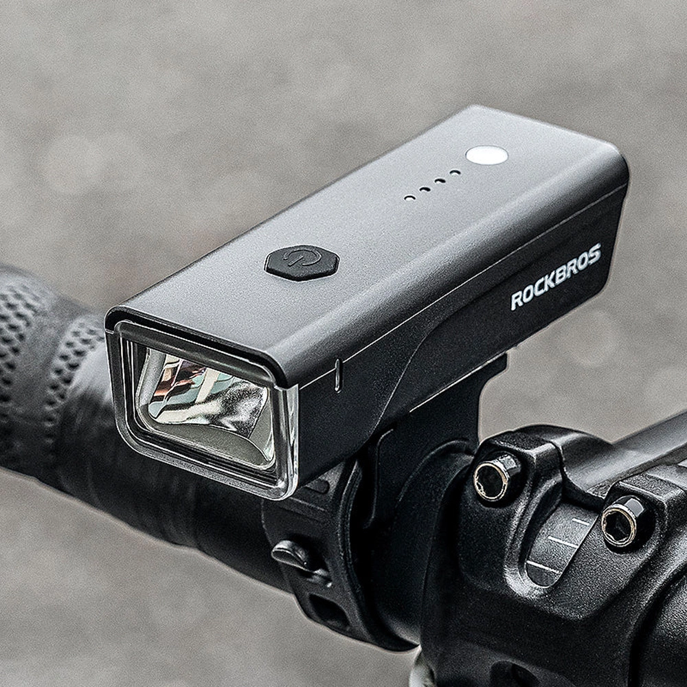 Rockbros 24510003001 front bicycle light 260 lm + USB-C - USB-A cable - blackeng